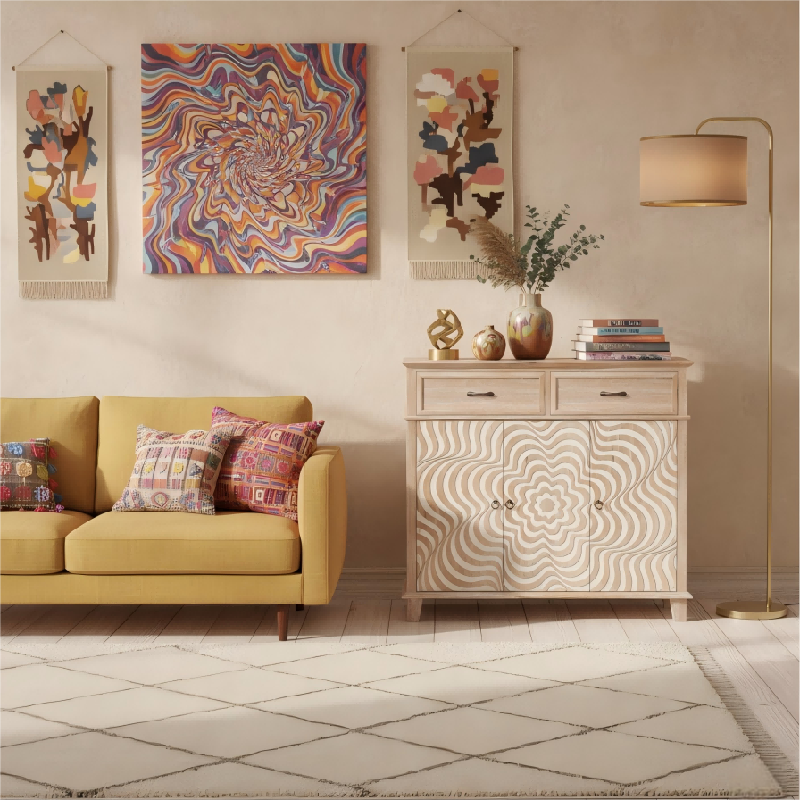 Ondura 2-Drawer 3-Door Cabinet